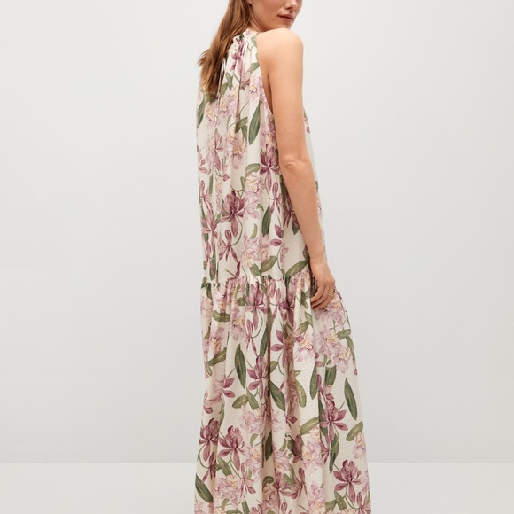 Ruffle floral printed dress - Picture 4 of 6